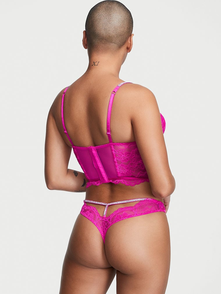 Shine Strap Thong Panty