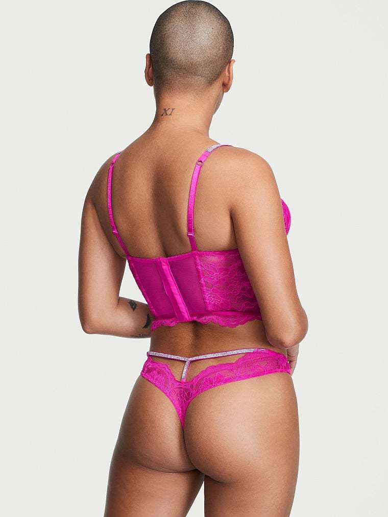 Shine Strap Thong Panty