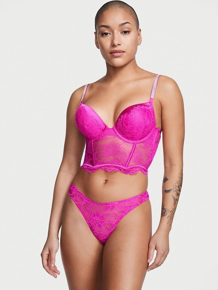 Shine Strap Thong Panty