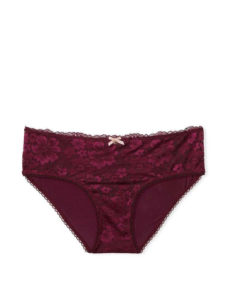 Lace-Front Hiphugger Panty