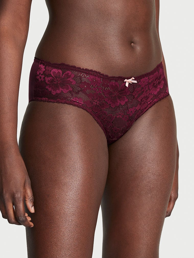 Lace-Front Hiphugger Panty