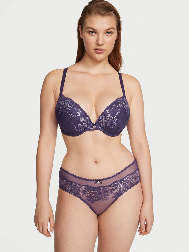 Lace-Front Hiphugger Panty