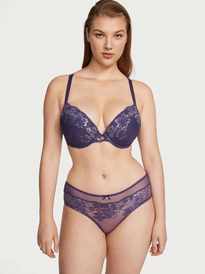 Lace-Front Hiphugger Panty