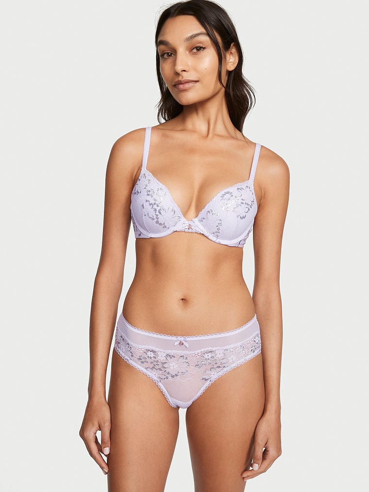 Lace-Front Hiphugger Panty