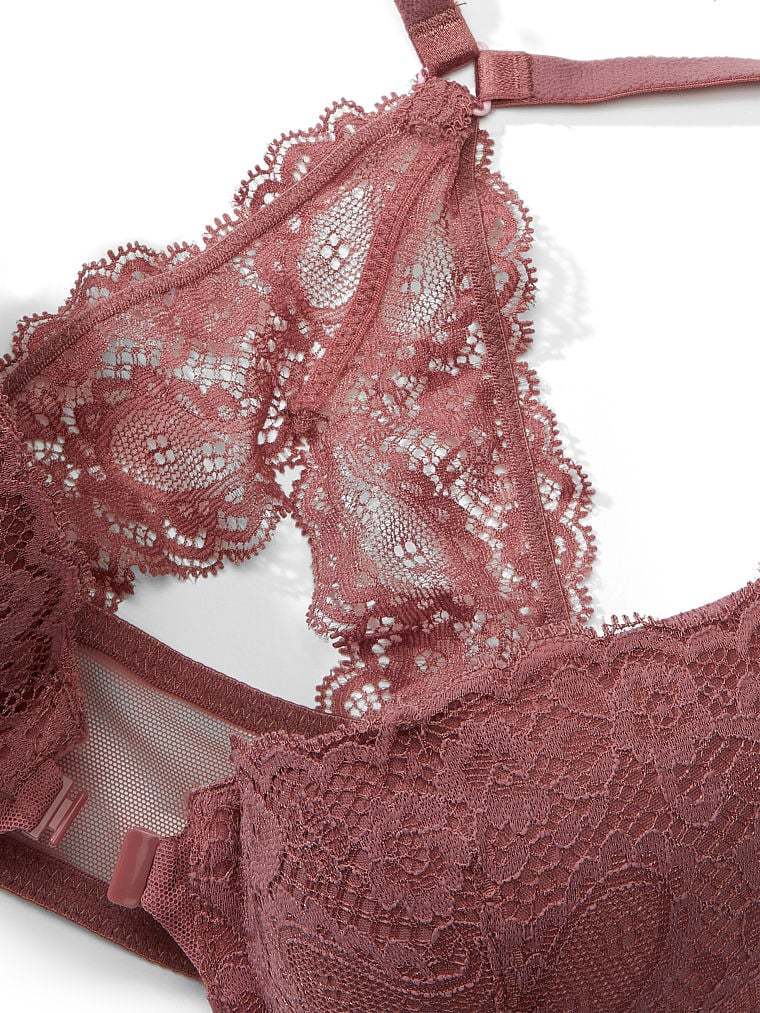 Sexy Tee Lightly Lined Paisley Lace Demi Bra