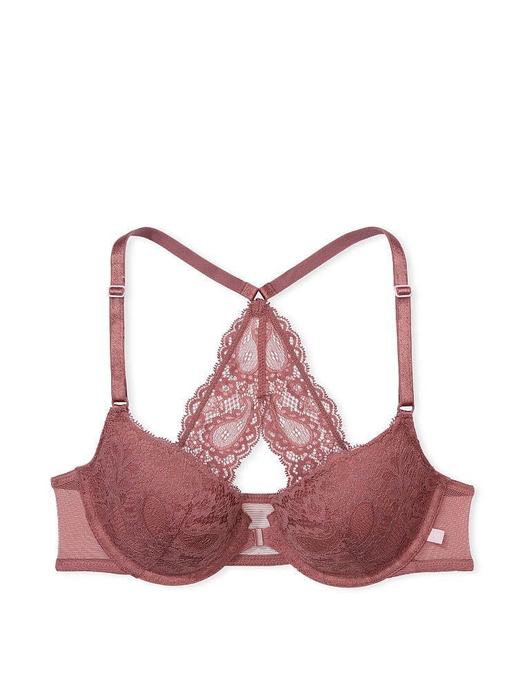Sexy Tee Lightly Lined Paisley Lace Demi Bra
