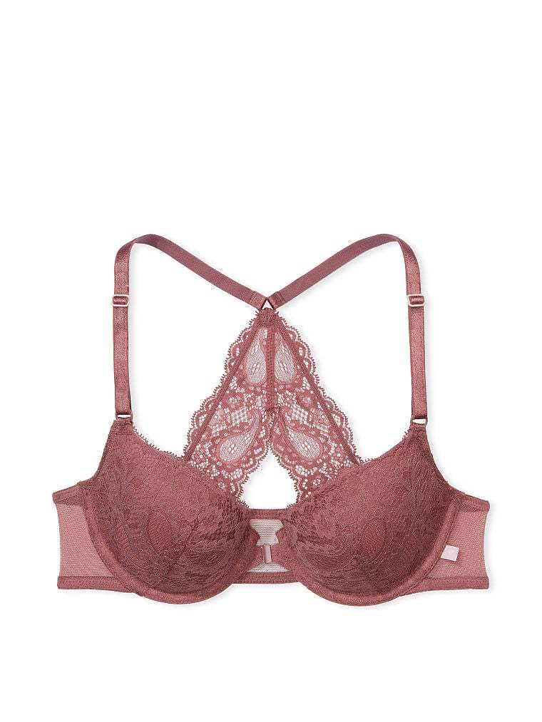Sexy Tee Lightly Lined Paisley Lace Demi Bra
