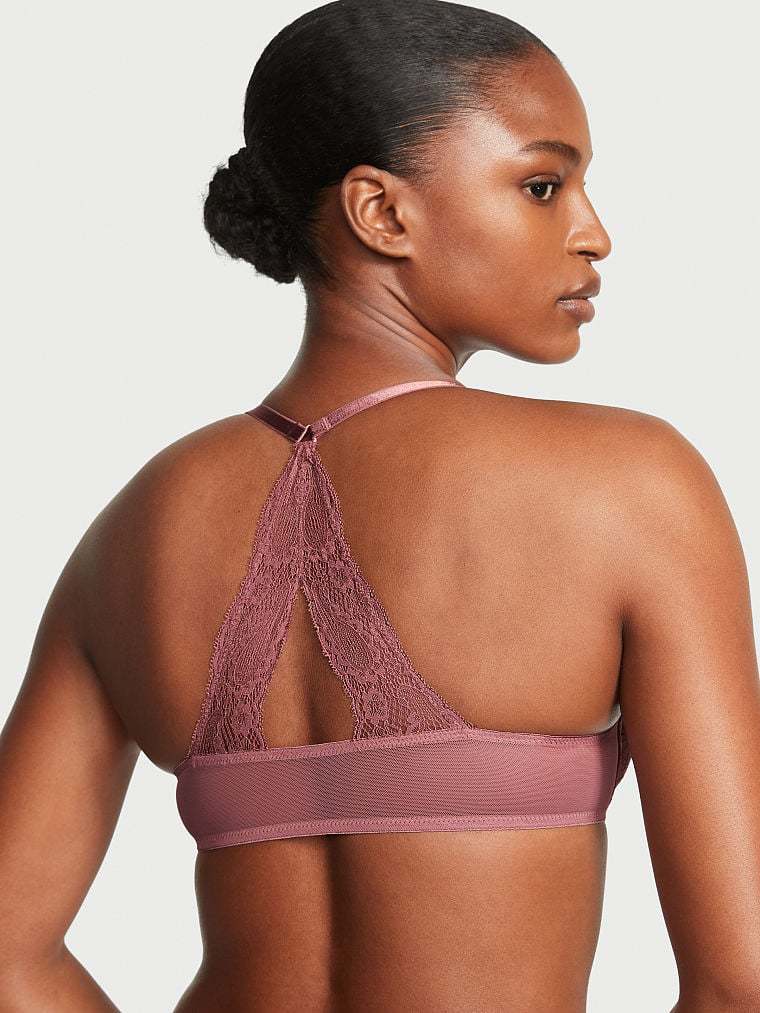 Sexy Tee Lightly Lined Paisley Lace Demi Bra