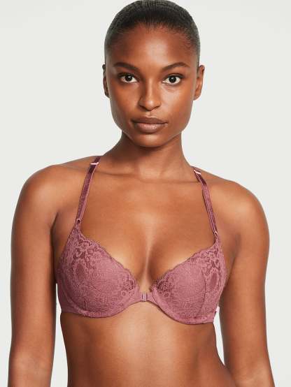 Sexy Tee Lightly Lined Paisley Lace Demi Bra