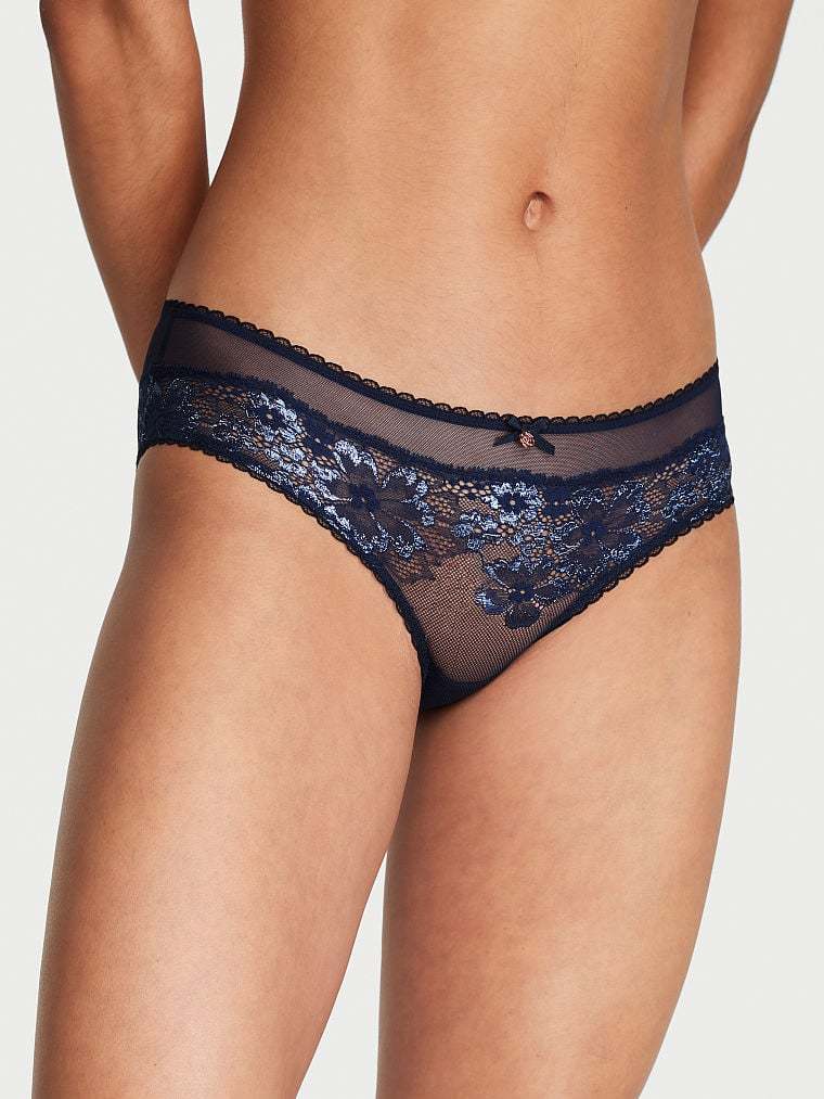 Lace-Front Hiphugger Panty