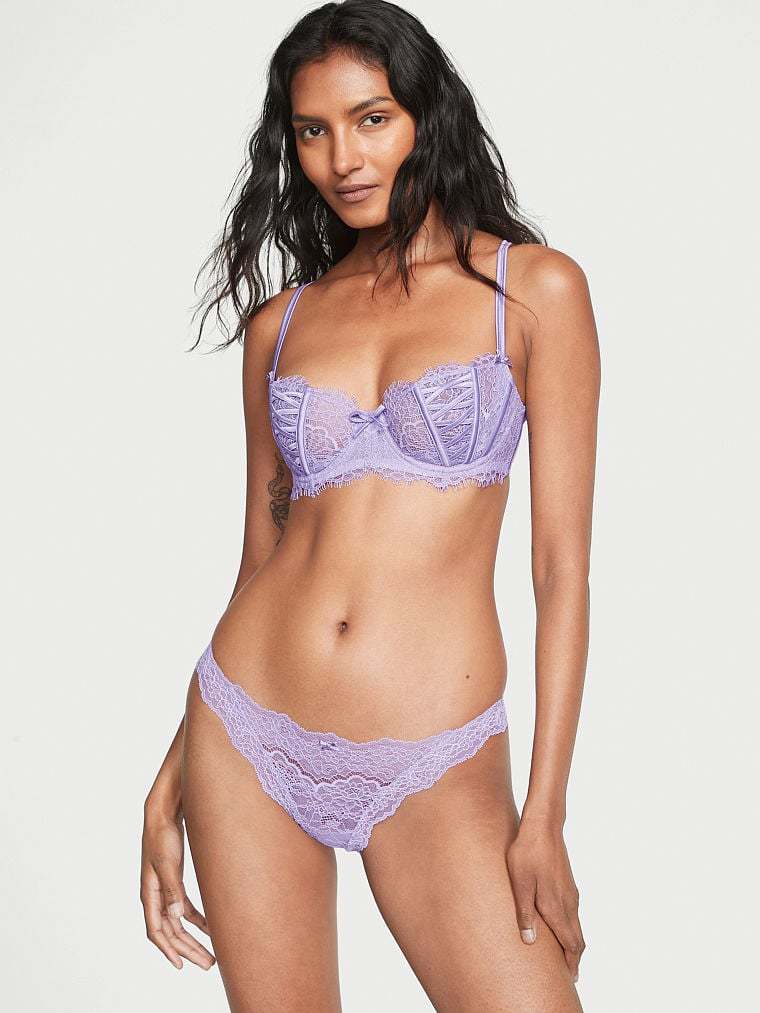 Wicked Unlined Lace Balconette Bra