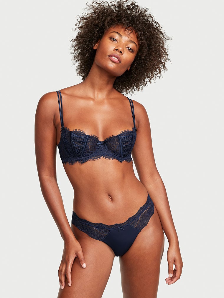 Wicked Unlined Lace Balconette Bra