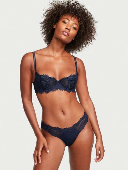 Wicked Unlined Lace Balconette Bra