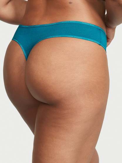 Shine Patch Thong Panty