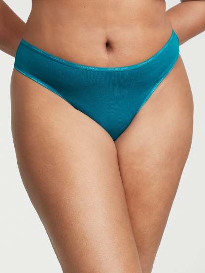 Shine Patch Thong Panty