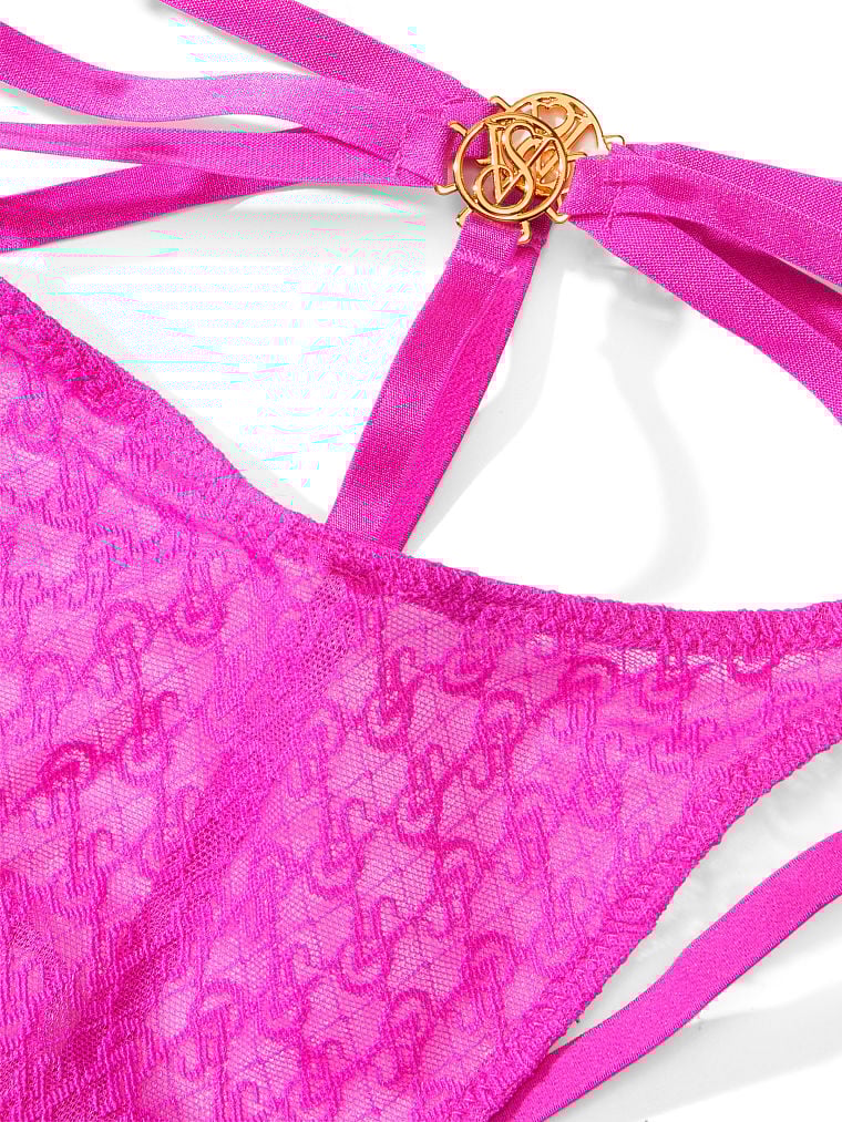 Icon by vs Lace Open Back Strappy Brazilian Panty