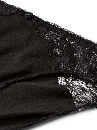 Stretch Cotton High Leg Brief Panty