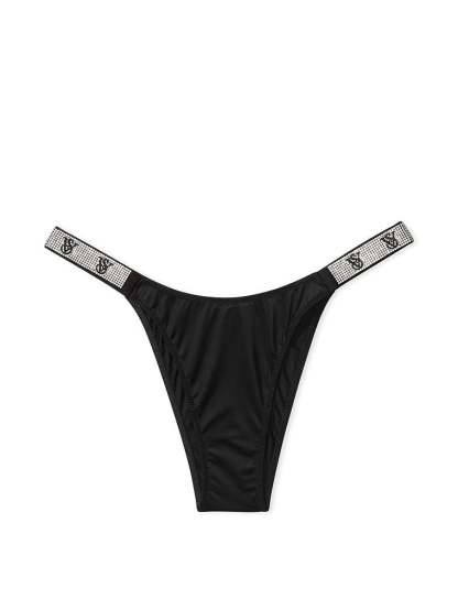 Double Shine Strap Smooth Brazilian Panty
