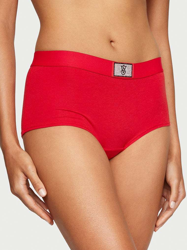 Shine Patch Boyshort Panty