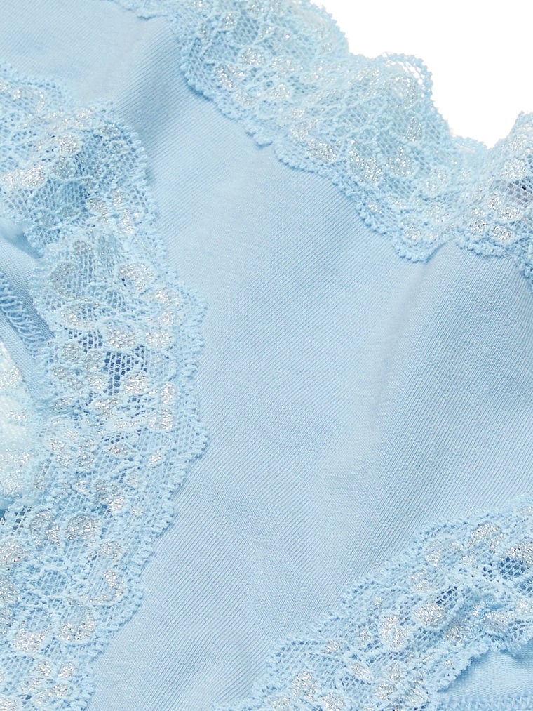 Posey Lace Waist Cotton Cheeky Panty