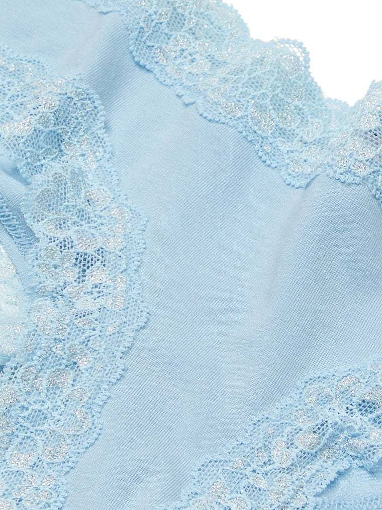 Posey Lace Waist Cotton Cheeky Panty