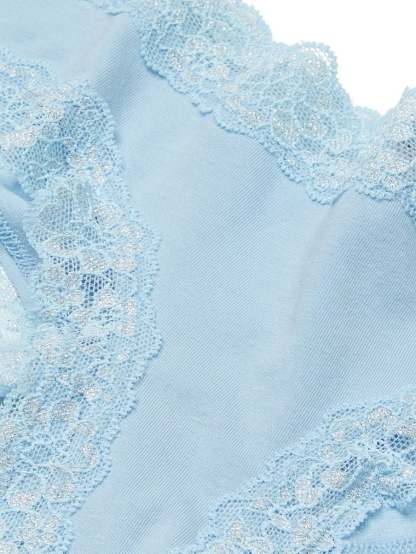 Posey Lace Waist Cotton Cheeky Panty