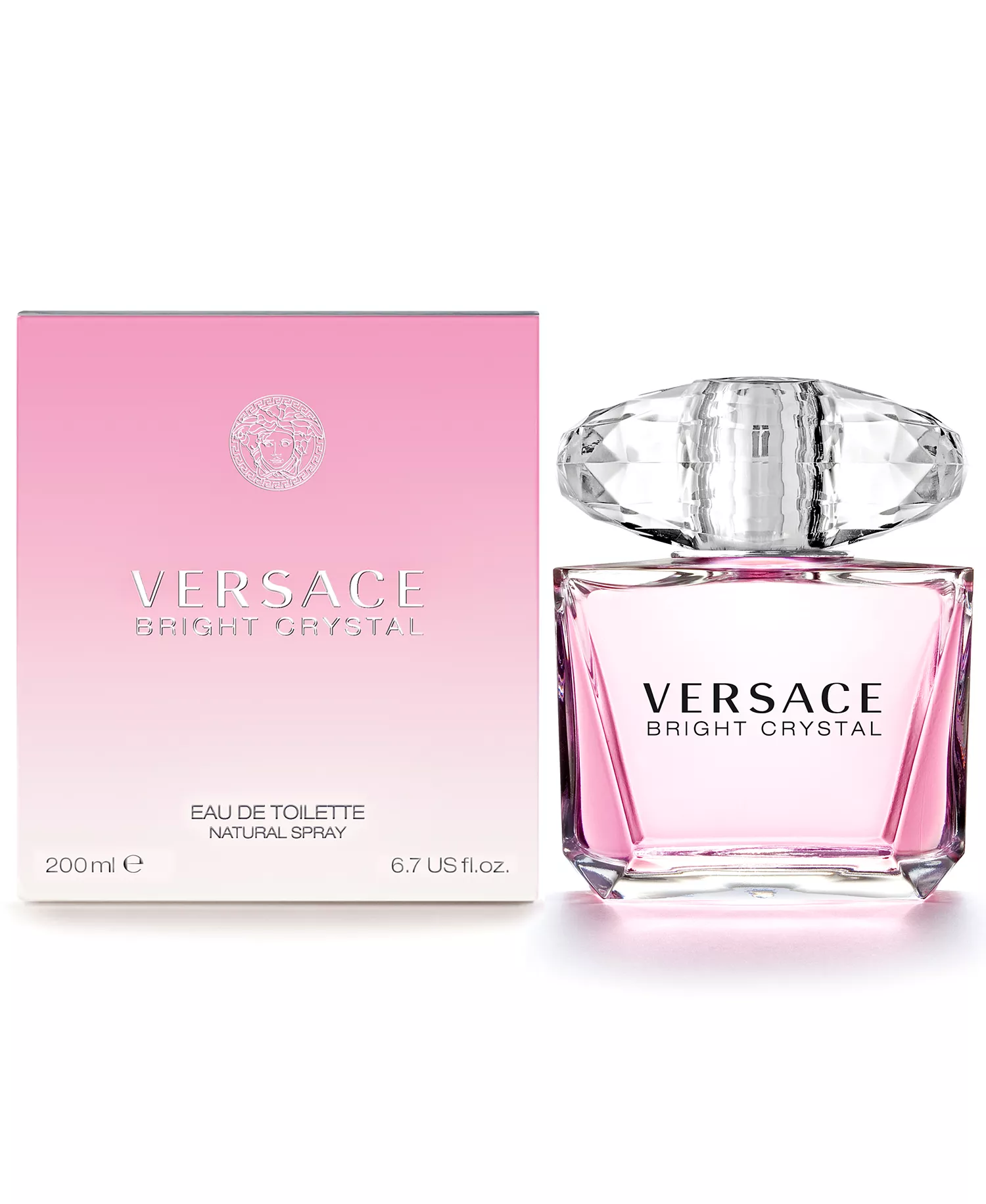 Versace Bright Crystal Eau de Toilette Spray, 6.7 oz