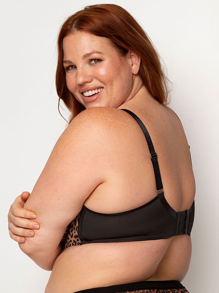 Sheer Mesh Full-Coverage Unlined Underwire Bra