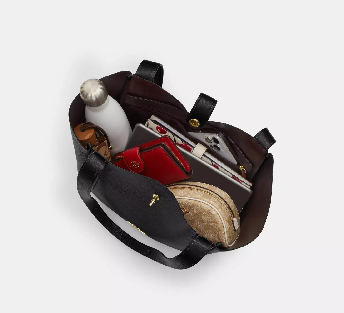 Hadley Turnlock Tote Bag