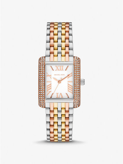 Petite Emery Pavé Gold-Tone Watch