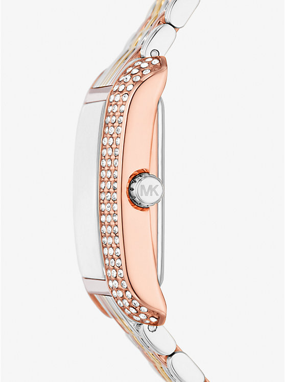 Petite Emery Pavé Gold-Tone Watch