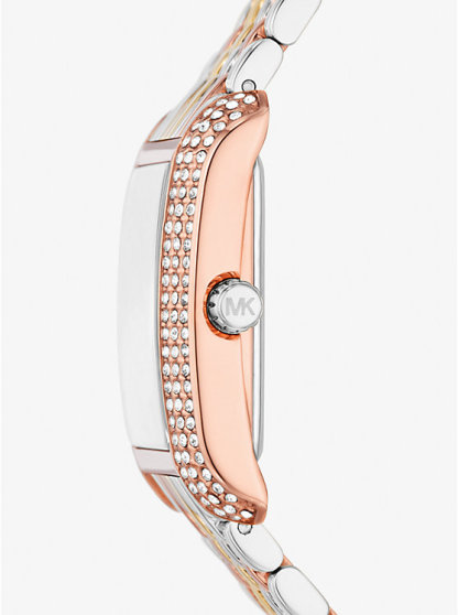 Petite Emery Pavé Gold-Tone Watch
