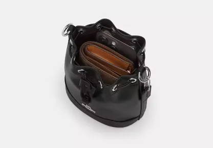 Mini Bucket Bag With Strawberry Print