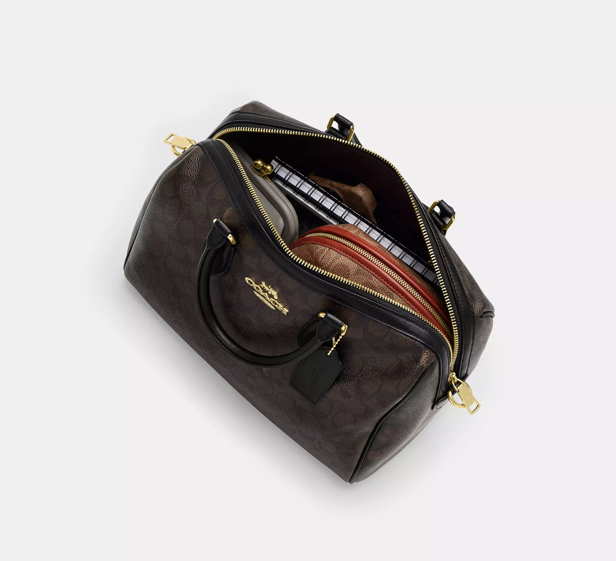 Rowan Large Satchel Bag In Signature Canvas