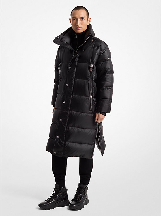 Satin Ciré Puffer Coat
