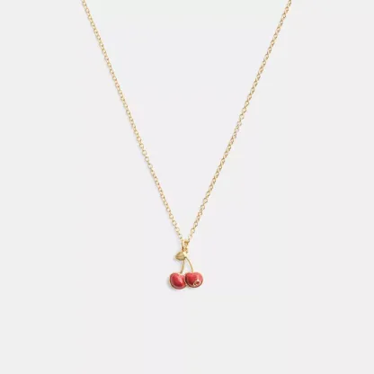 Cherry Charm Pendant Necklace