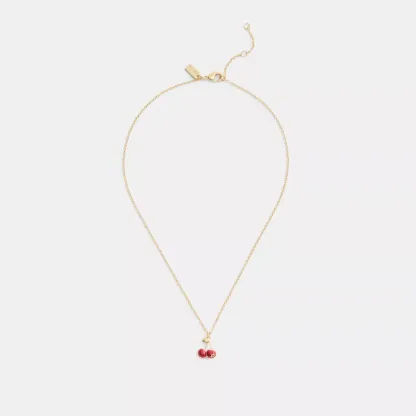 Cherry Charm Pendant Necklace