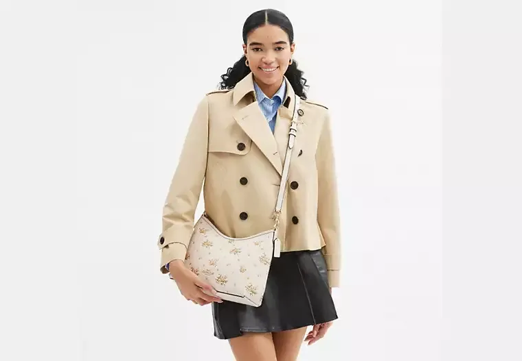 Laurel Shoulder Bag With Floral Print