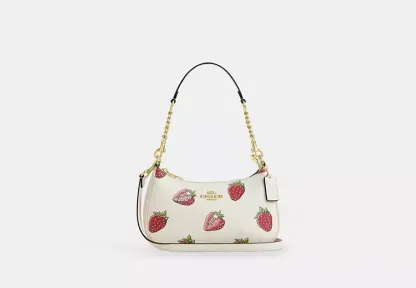 Teri Shoulder Bag With Strawberry Print