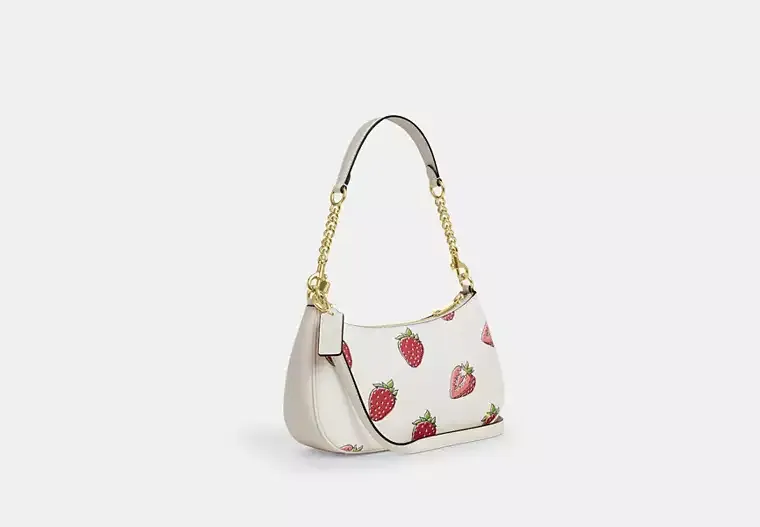 Teri Shoulder Bag With Strawberry Print