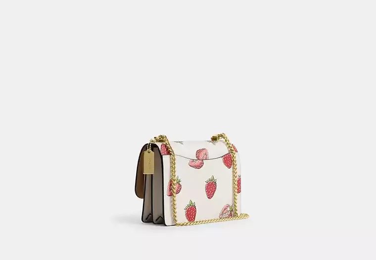 Klare Crossbody Bag With Wild Strawberry Print