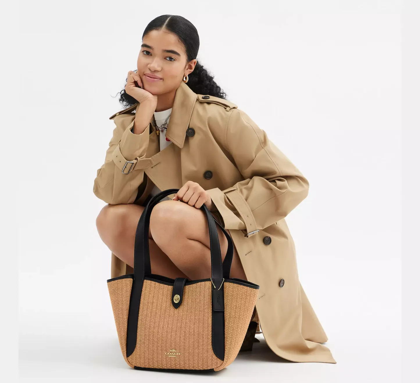 Hadley Turnlock Tote Bag