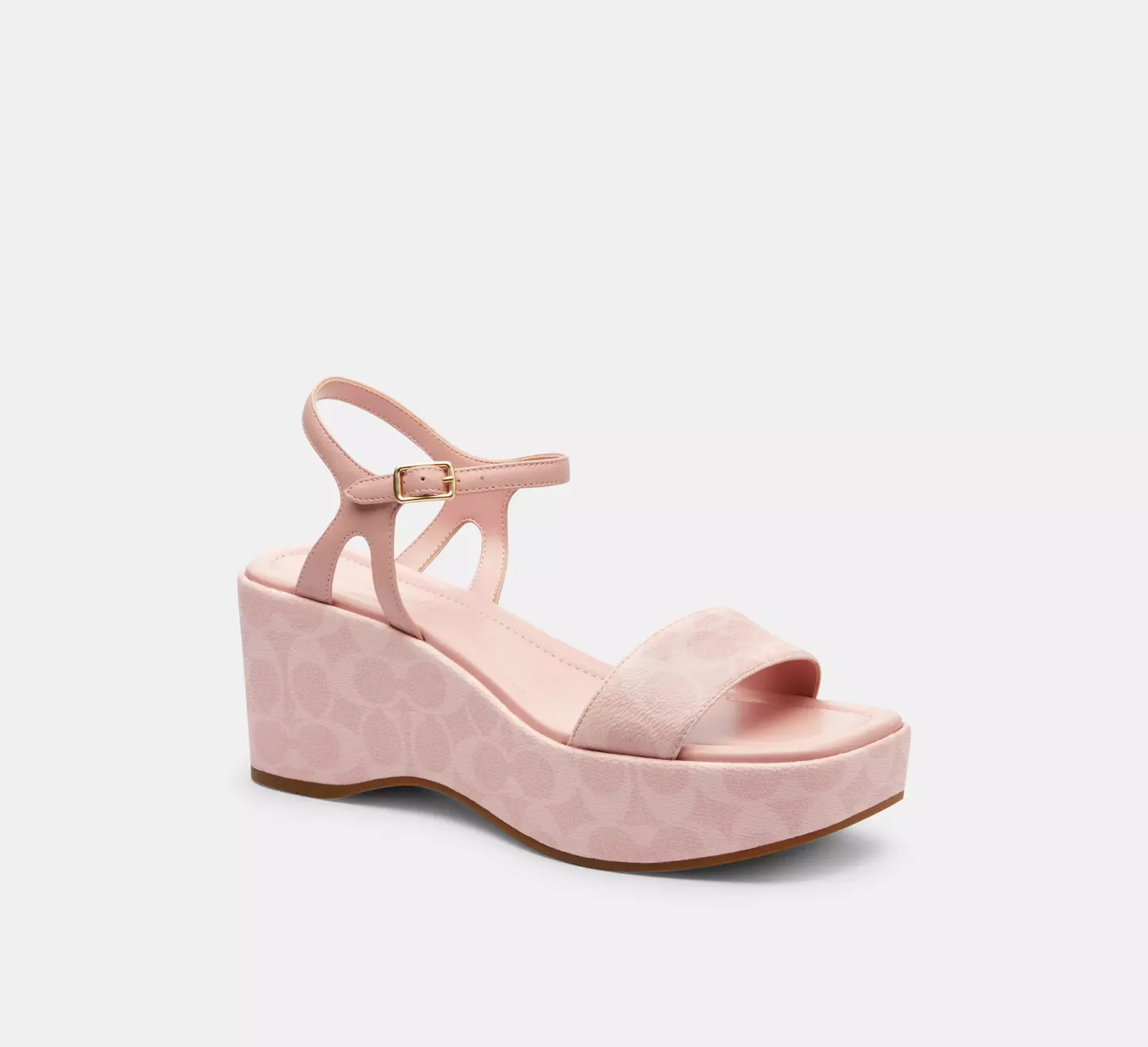 Gale Wedge Sandal In Signature Canvas