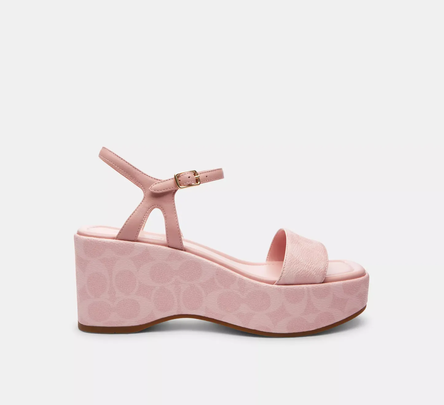 Gale Wedge Sandal In Signature Canvas