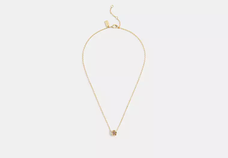 Tea Rose Pendant Necklace And Earrings Gift Set