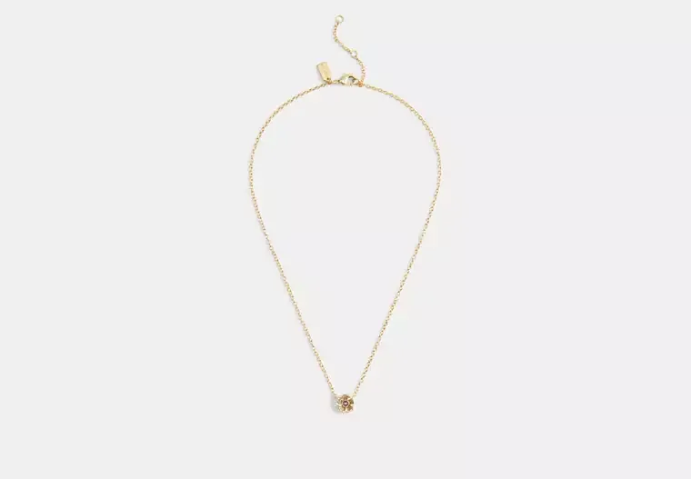 Tea Rose Pendant Necklace And Earrings Gift Set