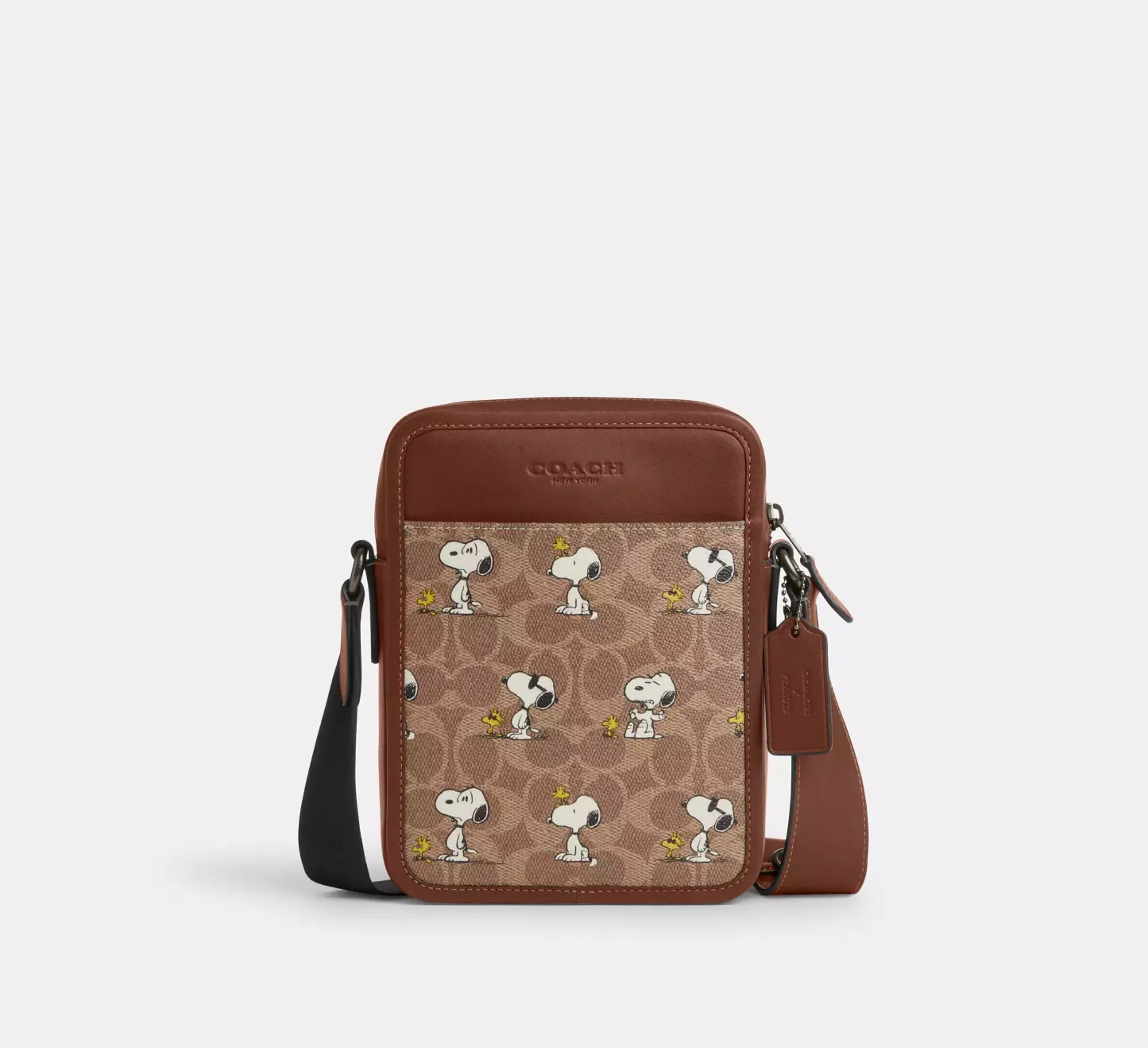 Peanuts Sullivan Crossbody Bag in Signature Canvas with Snoopy Print