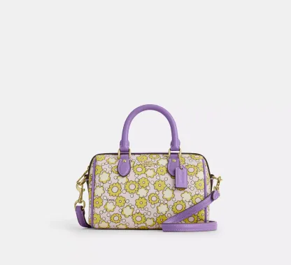 Mini Rowan Crossbody Bag With Floral Print