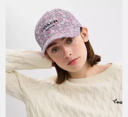 Floral Print Baseball Hat