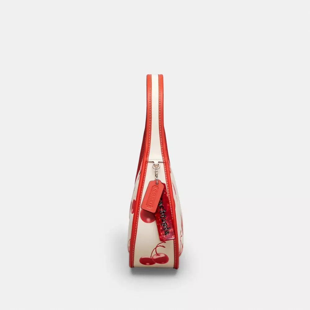 Ergo Bag In Coachtopia Leather With Cherry Print